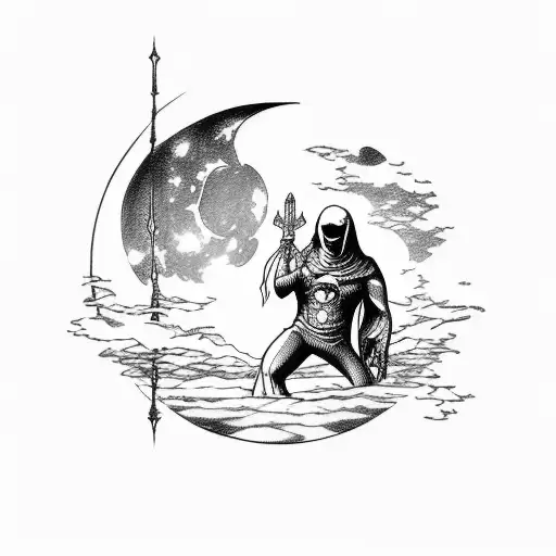 Moon Knight Praying