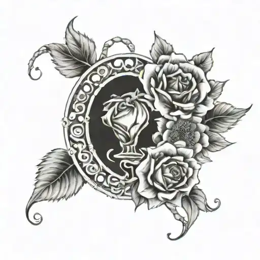 Horse Shoe Roses Sunflower Blooming