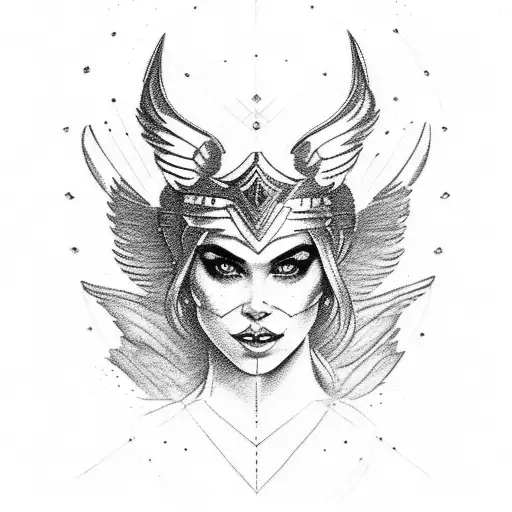 Valkyrie Simbol Outline