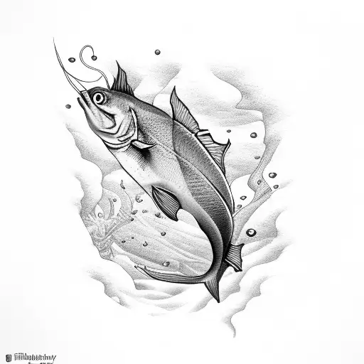 Fantasy Looking Fish With November 10Th As A Date Written Somewhere