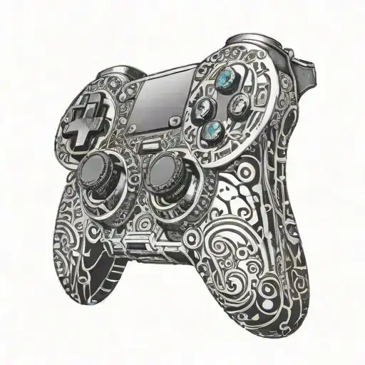A Gaming Controller With Intricate Welding Details