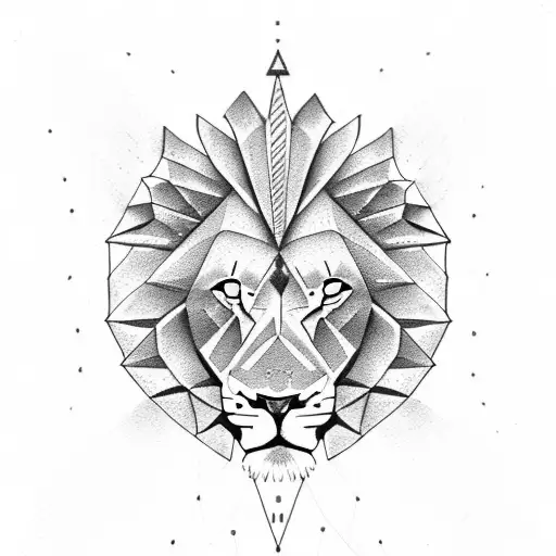 Lion And Egypt Pyramid