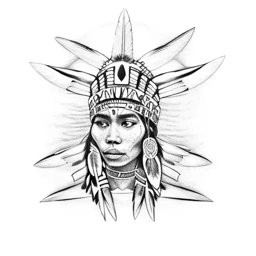 Indigenous South America Woman Topless Jungle Water Mayan Inca