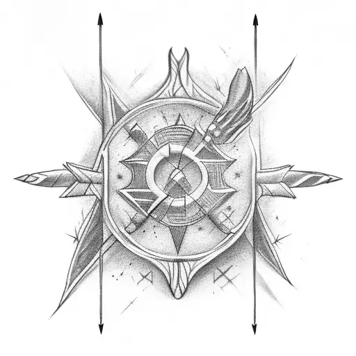 Arrow With A Thirteen And A Five