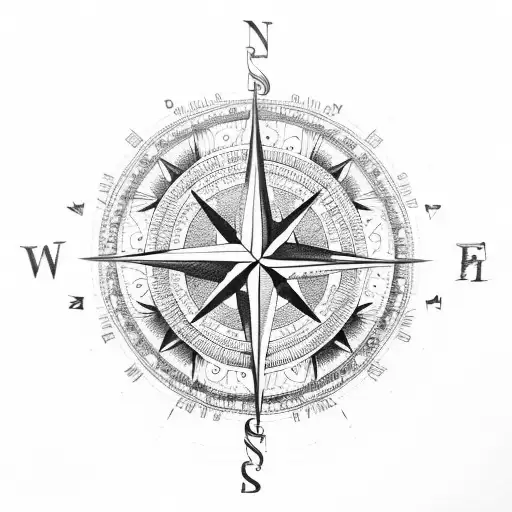 Compass With Octapus