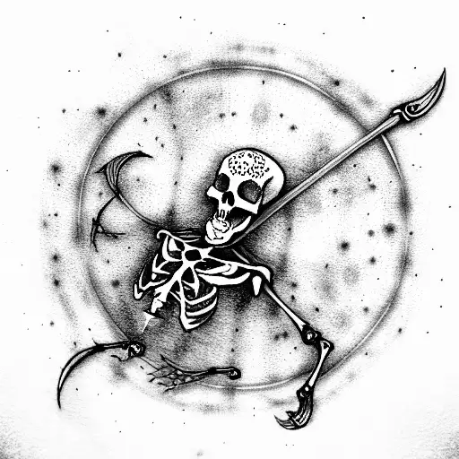 Skeleton With Scythe