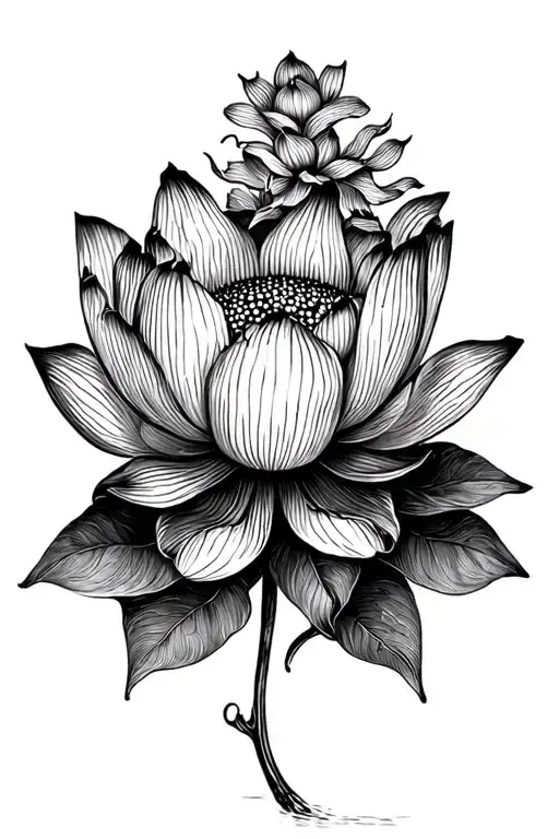 Chinese Lotus Flower