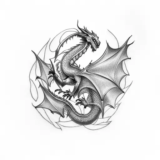 Dragon On An Amethyst