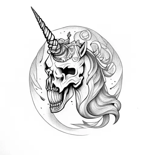 Skull Unicorn