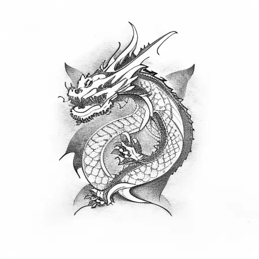 Dragon On An Amethyst