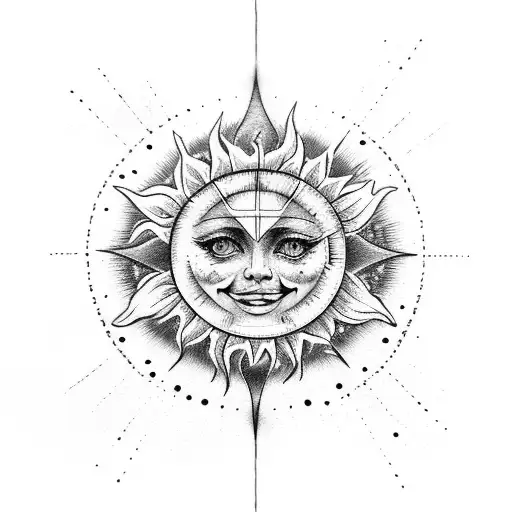 Sun And Moon Combined But To To Mish Bohemian