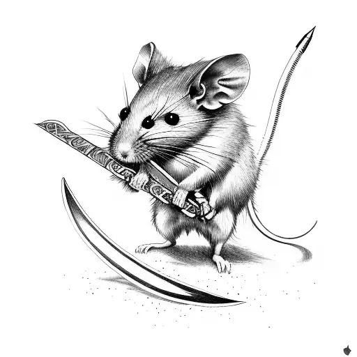 Warrior Rat With Sword