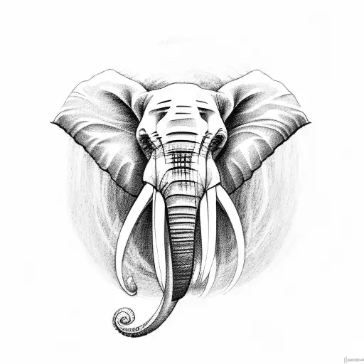 Elephant With Lavender