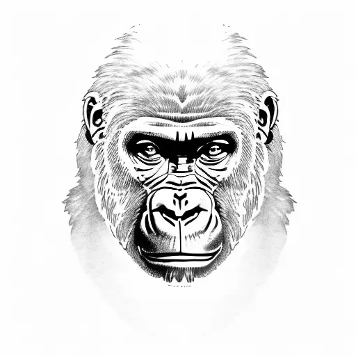 Gorilla With Initials Rpjv