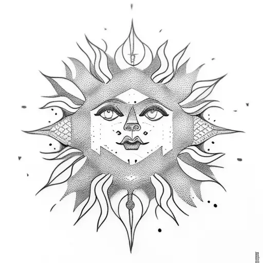 Masculine Sun Simple