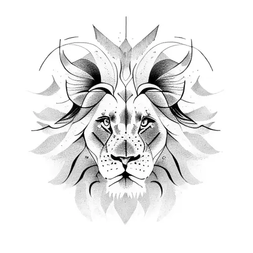 Half Lion And Half Bull