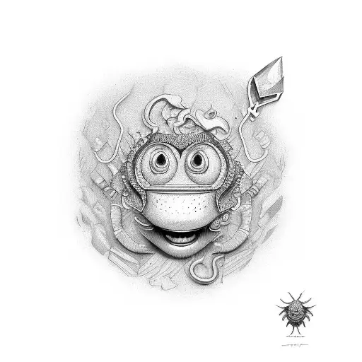 Chaveiro De Sapo Cartoon