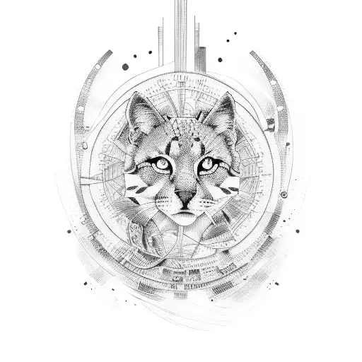 Paw Print And Ekg Line