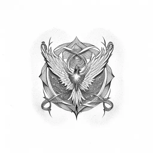 Phoenix Intertwined With
