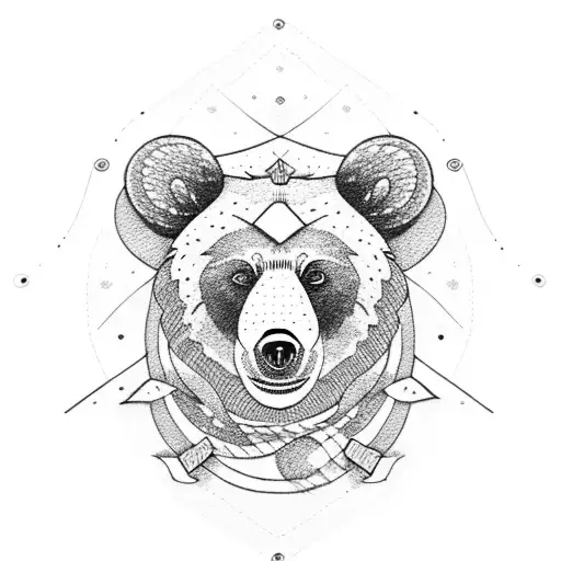 Bear With Wiskey Bottle