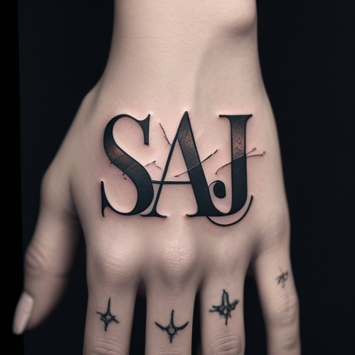 Initials Saj