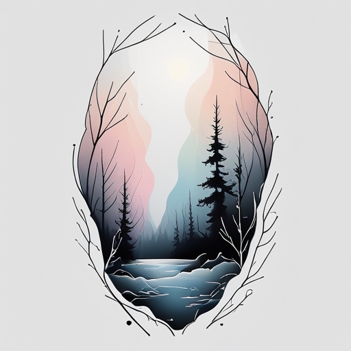 Frozen Nightfall Tattoo idea