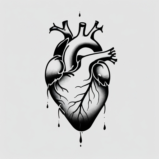 Tears of the Vengeful Heart Tattoo idea