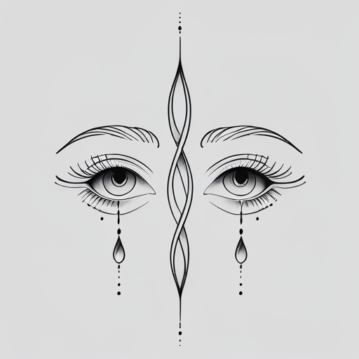 Tears of Infinity Tattoo idea