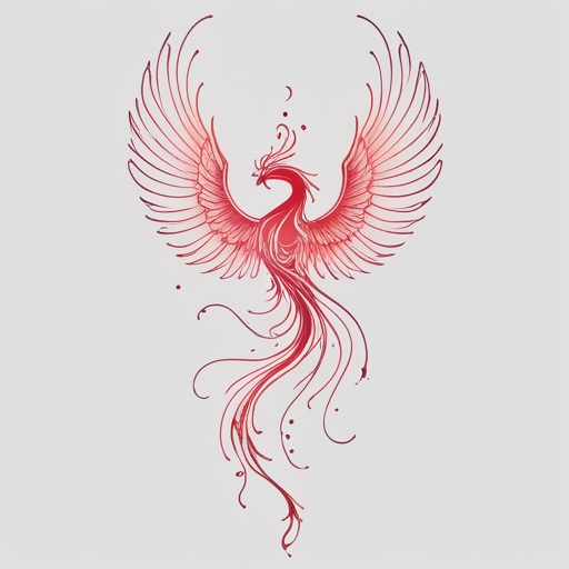 Crimson Path of the Phoenix Tattoo idea