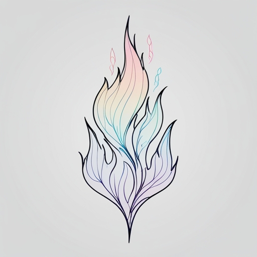 Frozen Flame of Eternity Tattoo idea