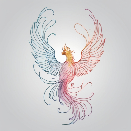 Whispers of the Phoenix’s Path Tattoo idea