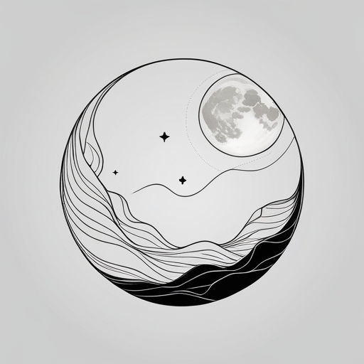 Moonlit Journey Tattoo idea