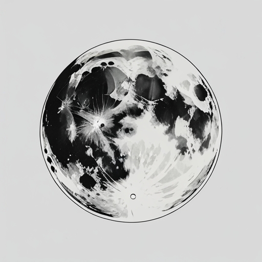 Moon’s Silent Firestorm Tattoo idea