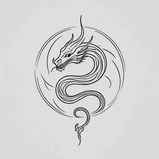 Silver Serpent’s Flame of the Moon Tattoo idea
