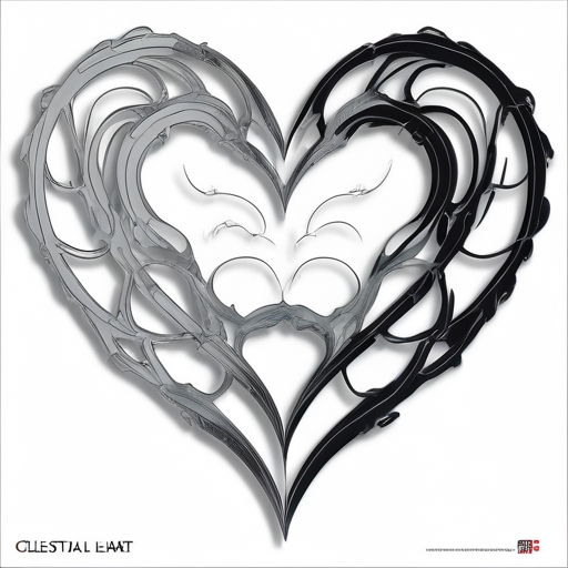 Celestial Heart Tattoo idea