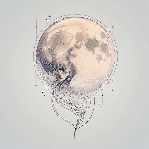 Moonlit Emberstorm of Rebirth Tattoo idea