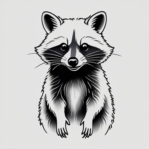 Funny Raccoon