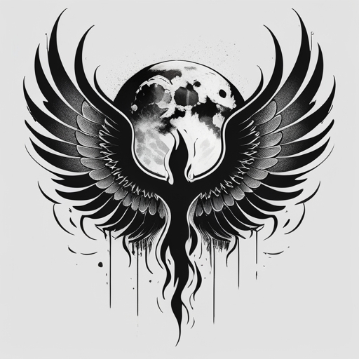 Moonlit Wings of Fire