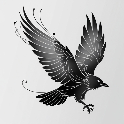 Raven’s Wing Tattoo idea