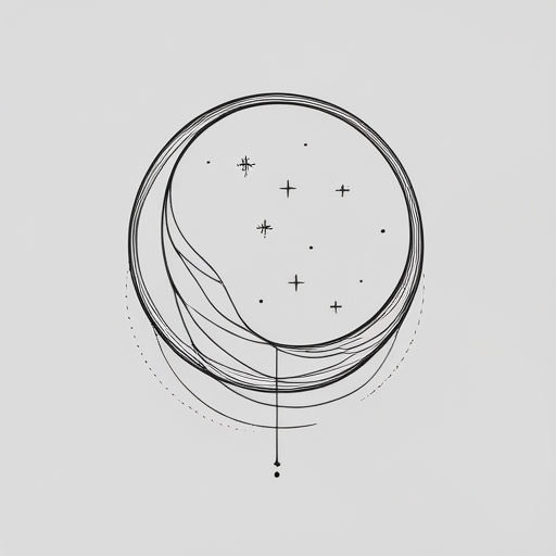 Whispers of the Moon’s Silent Call Tattoo idea