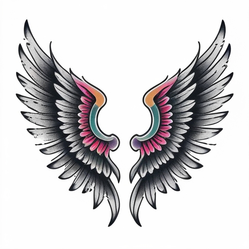 Silver Wings Tattoo idea