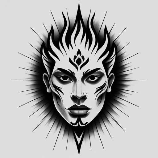 Frostfire’s Radiance Tattoo idea