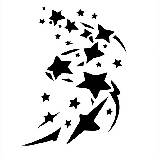 Path of Stars Tattoo idea