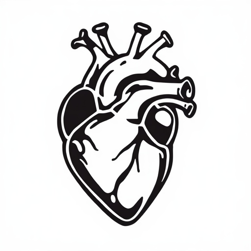 Moonlit Heart Tattoo idea
