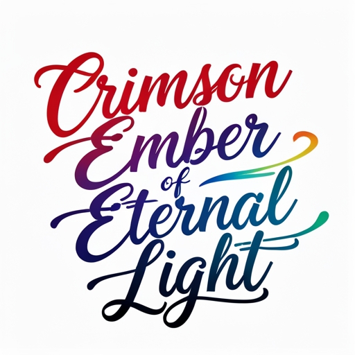 Crimson Ember of Eternal Light Tattoo idea
