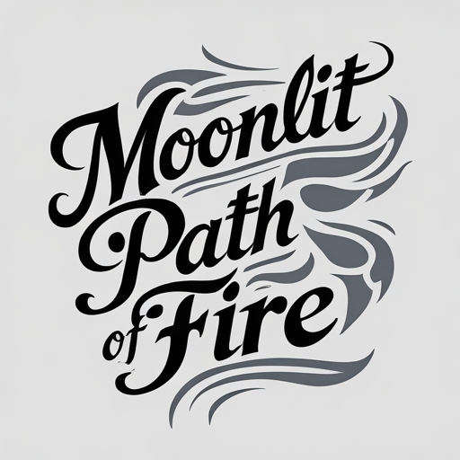 Moonlit Path of Fire