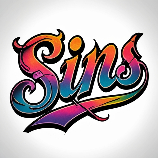Sins Tattoo idea