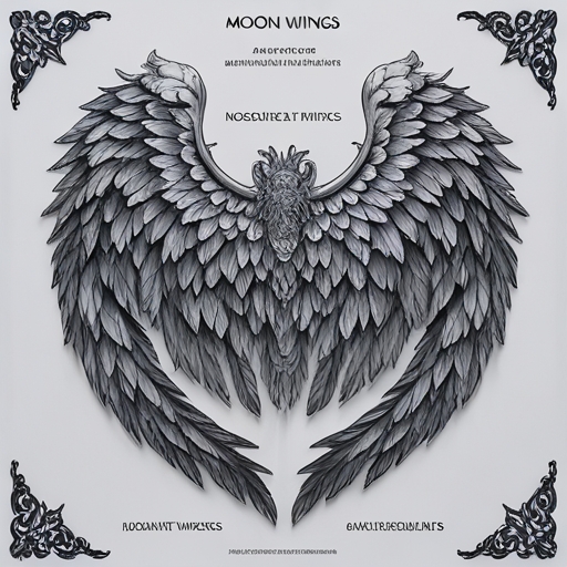 Moonlit Wings Tattoo idea