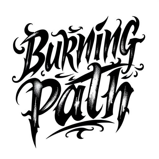 Burning Path Tattoo idea