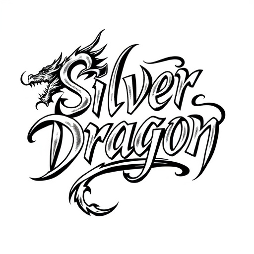 Silver Dragon Tattoo idea
